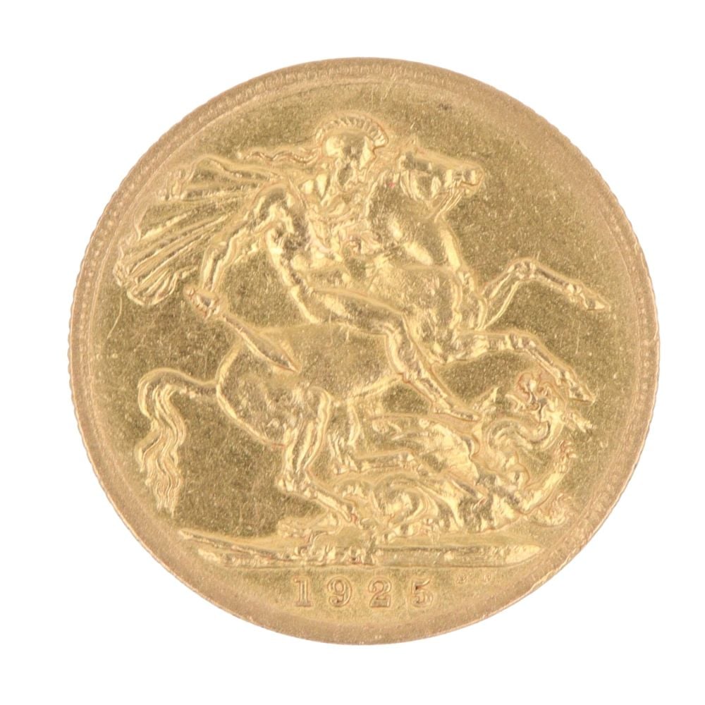 1925 George V Full Sovereign Coin
