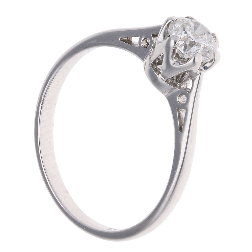 18ct White Gold 0.50ct Diamond Solitaire Ring