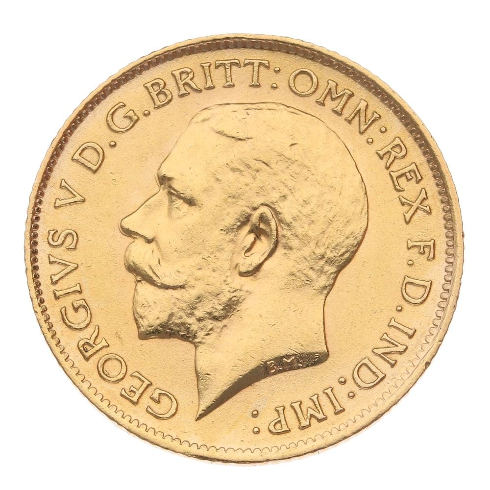 1912 George V Half Sovereign Coin