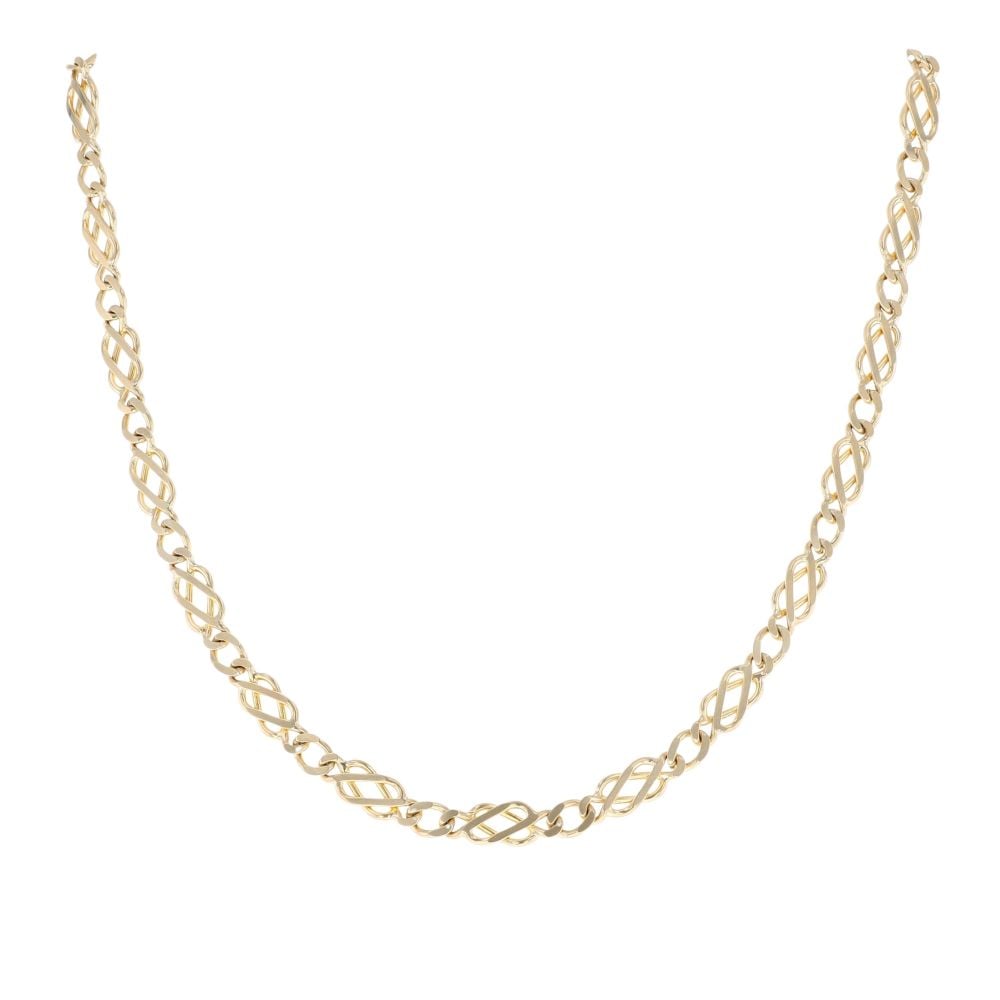 9ct Yellow Gold Celtic Chain 18"