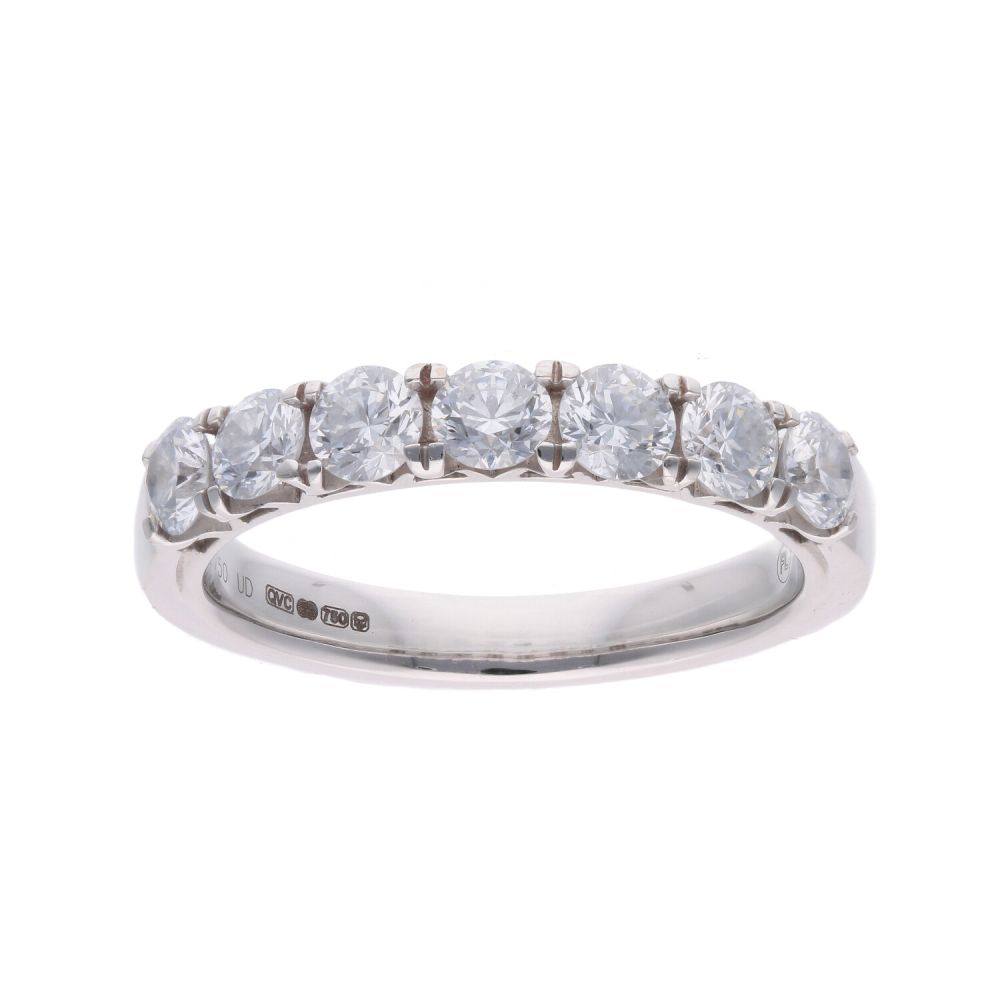 18ct White Gold 1.00ct Diamond Eternity Ring RAMS183250720002