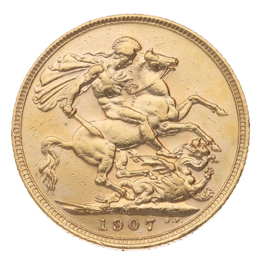 1907 Edward VII Full Sovereign Coin