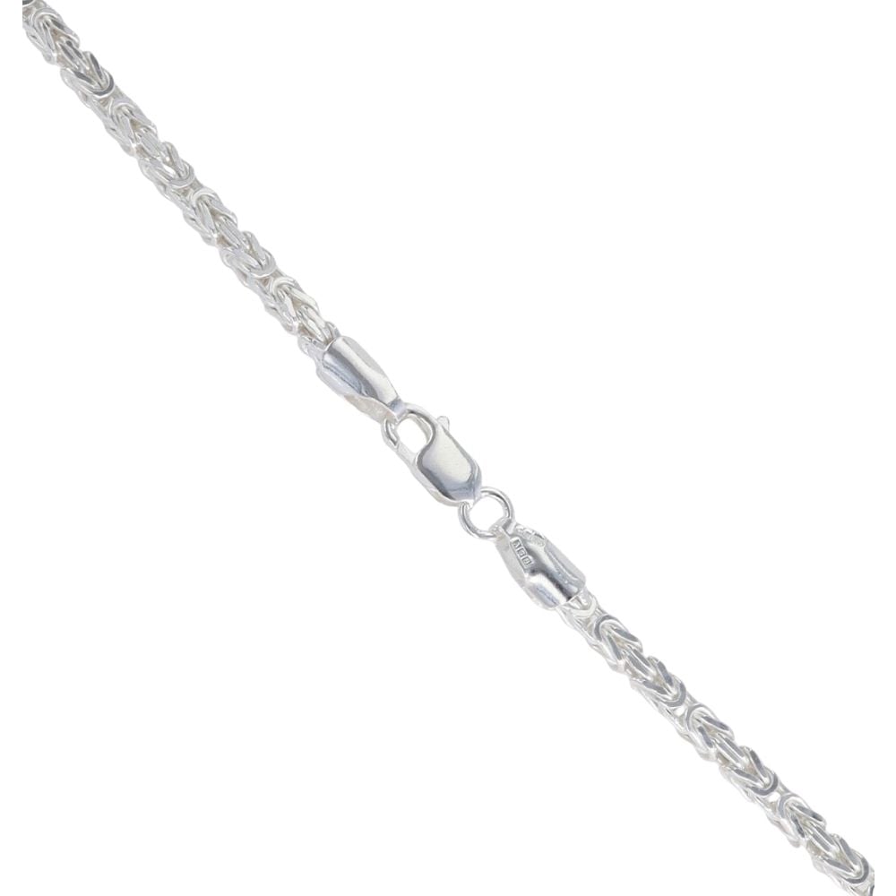 Silver Byzantine Chain 20" By Icesia