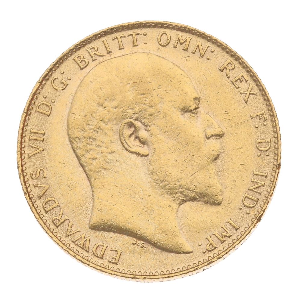 1908 Edward VII Full Sovereign Coin
