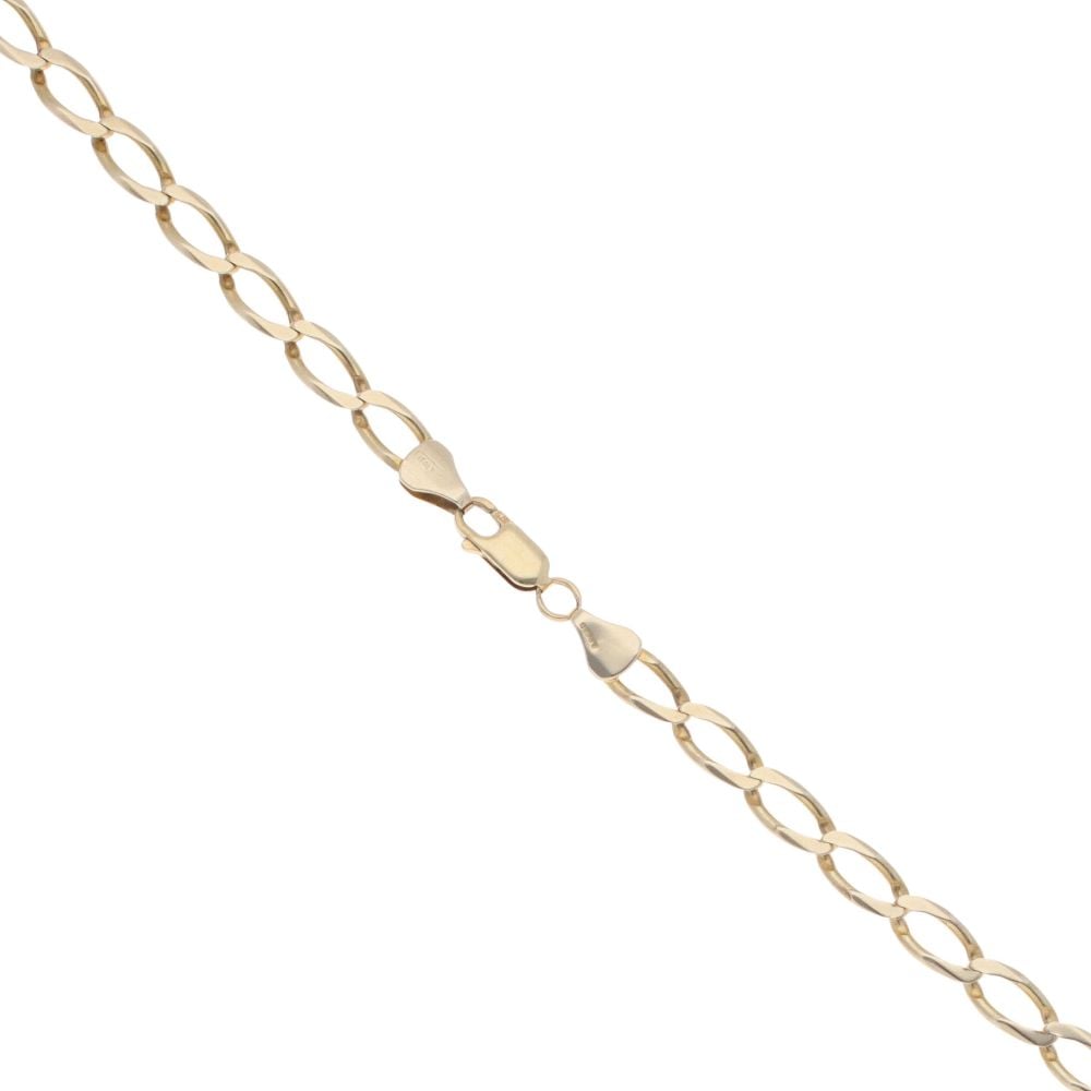 9ct Yellow Gold Curb Chain 24"