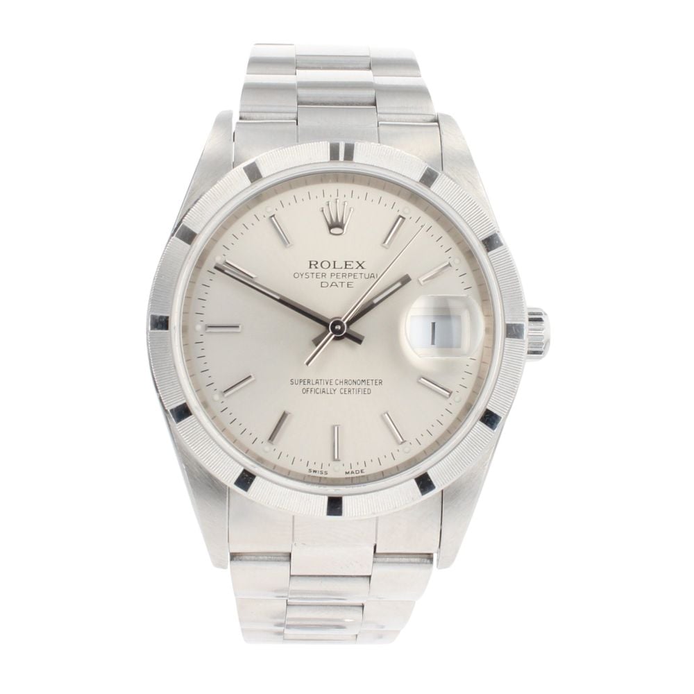 Rolex Oyster Perpetual Date Pre Owned Watch Ref 15210 Ramsdens