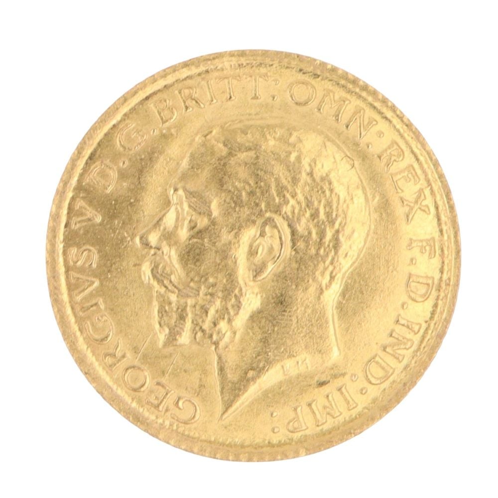 1913 George V Half Sovereign Coin