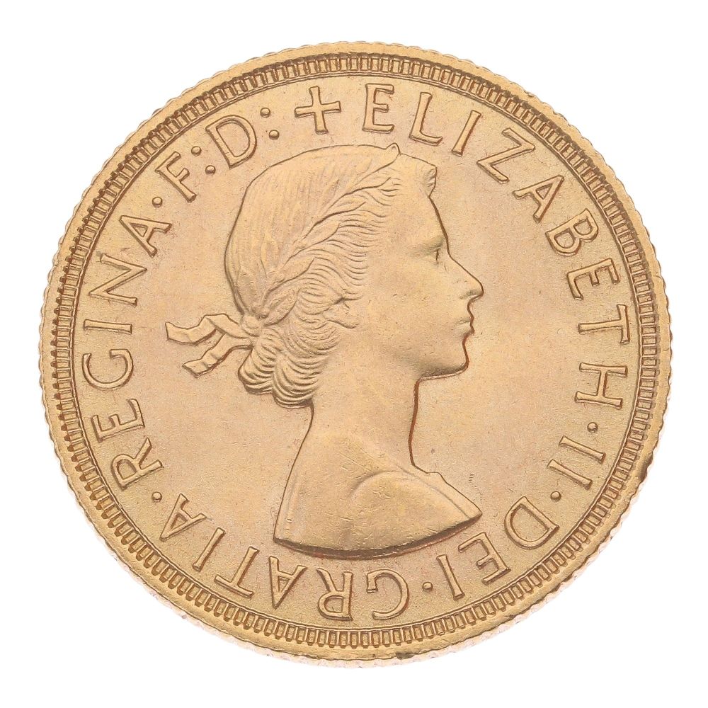 1958 Elizabeth II Full Sovereign Coin