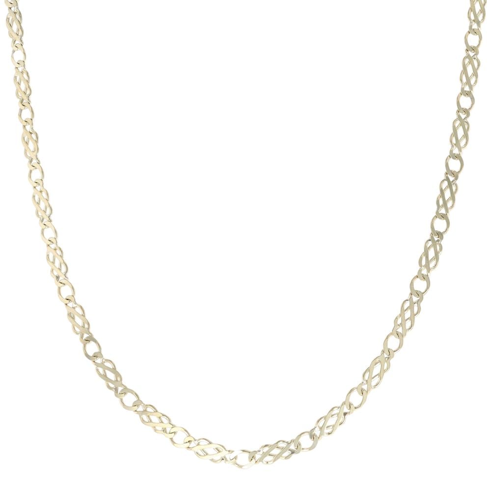 9ct Yellow Gold Celtic Chain 18"