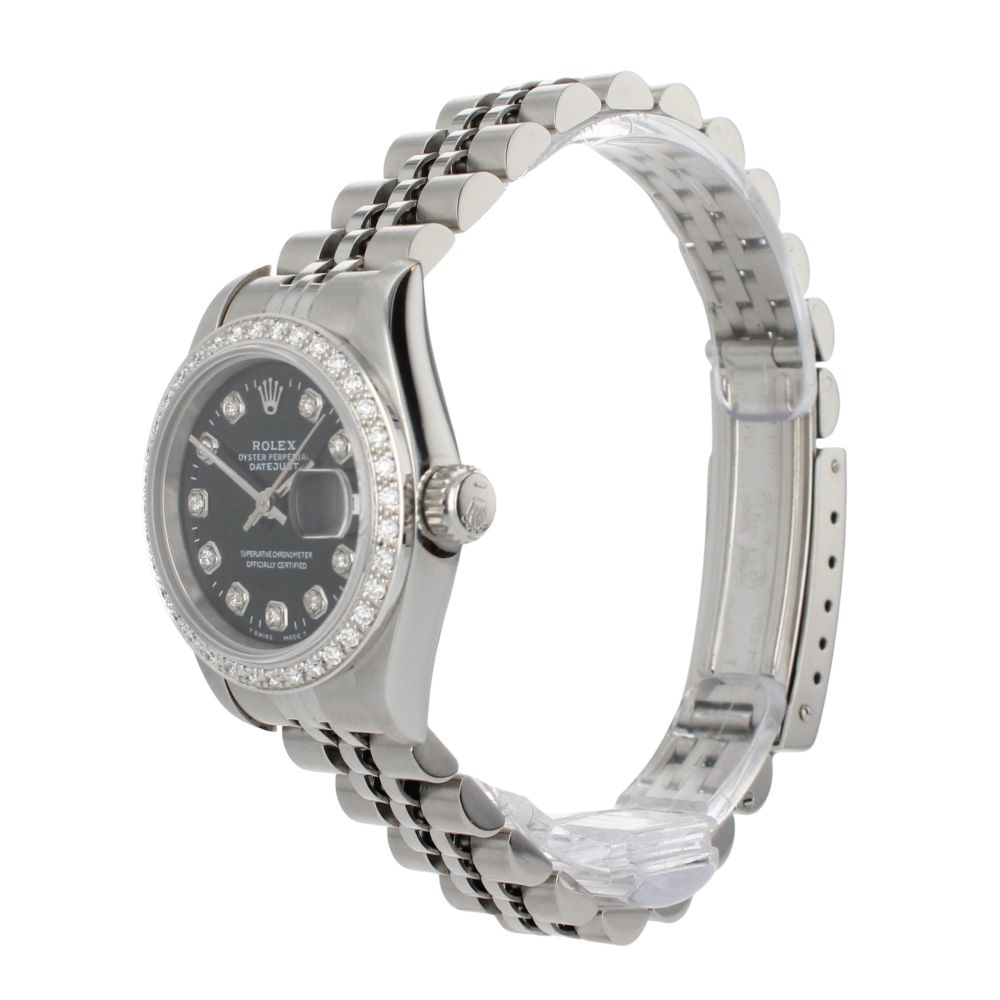 Rolex Custom Datejust Pre Owned Watch Ref 69174