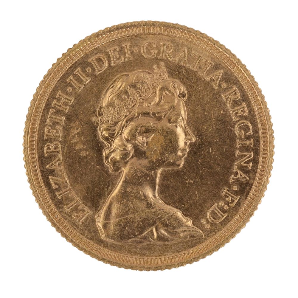 1976 Elizabeth II Full Sovereign Coin