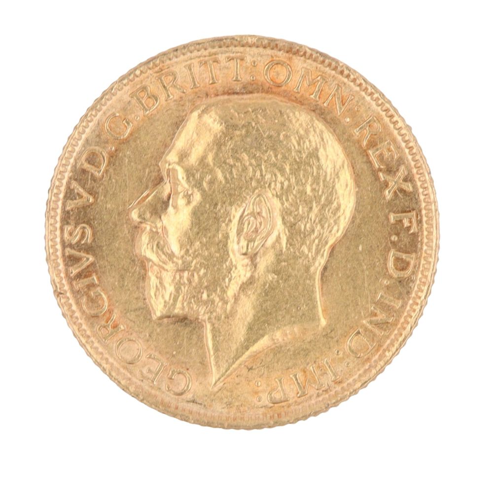 1913 George V Full Sovereign Coin