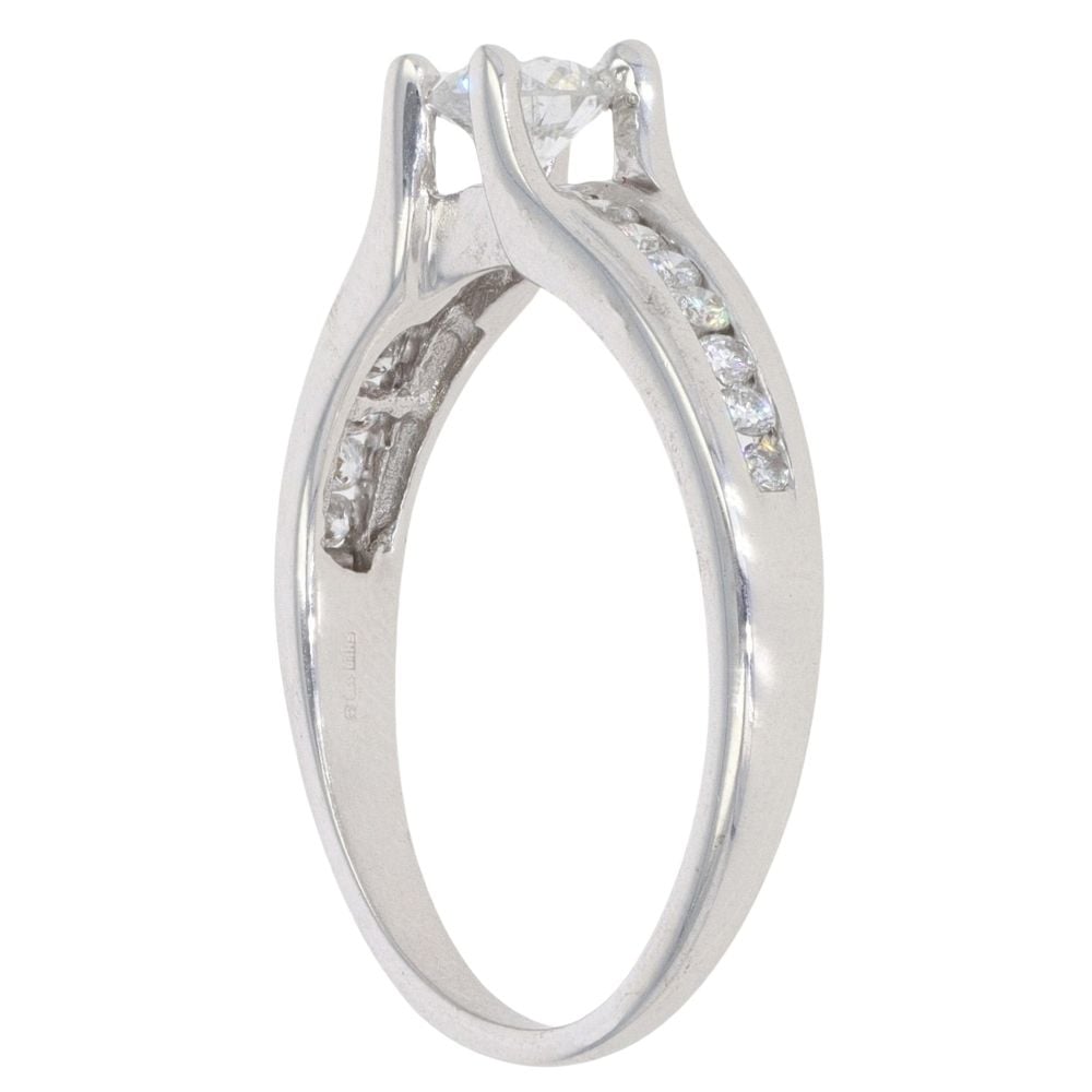 9ct White Gold 0.50ct Diamond Solitaire Ring