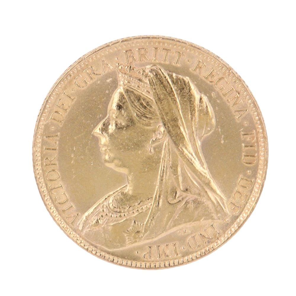 1898 Victoria Full Sovereign Coin
