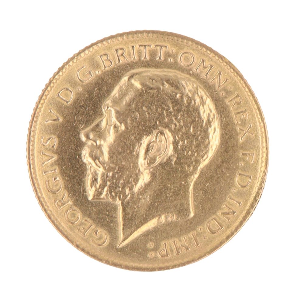 1912 George V Half Sovereign Coin