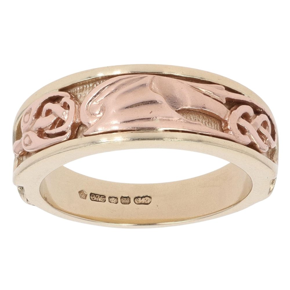 9ct Yellow and Rose Gold Clogau Ring RAMS945334283013 | Ramsdens Jewellery