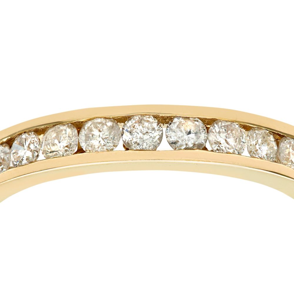 9ct Yellow Gold Diamond Eternity Ring
