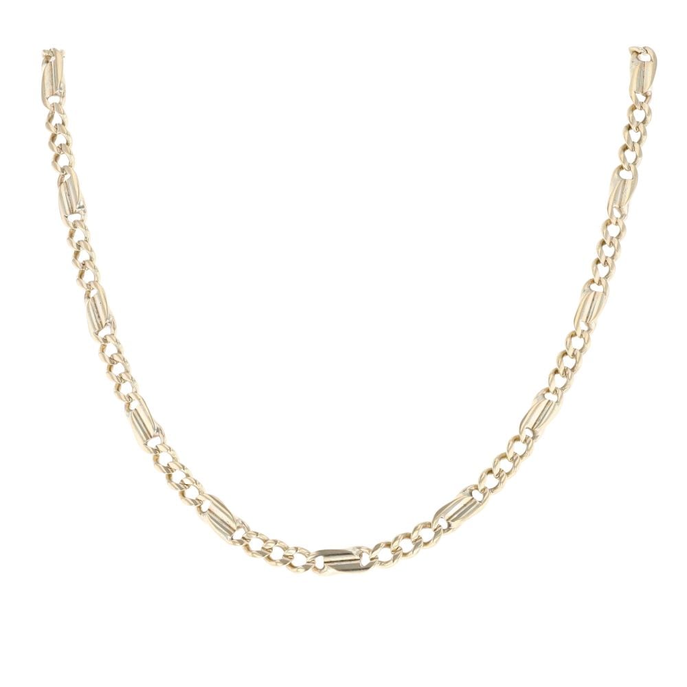 9ct Yellow Gold Fancy Chain 20"