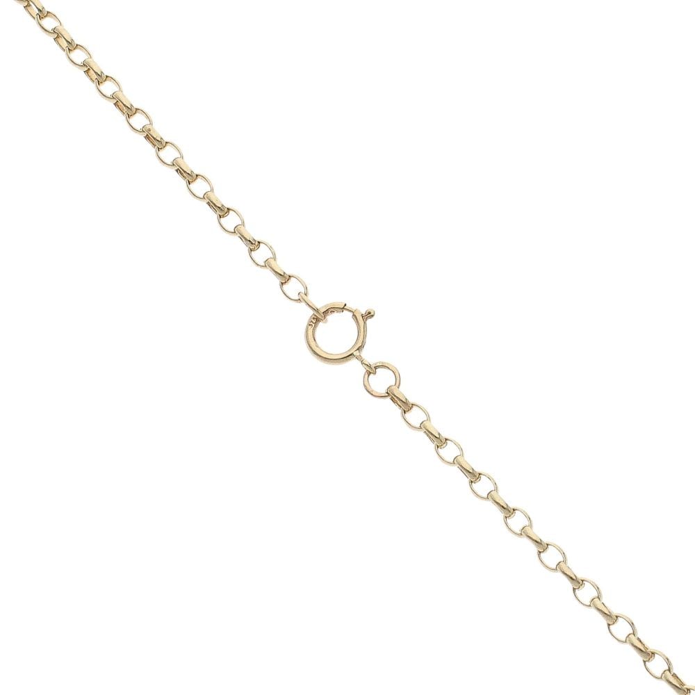 9ct Yellow Gold Locket Pendant And Chain 18"