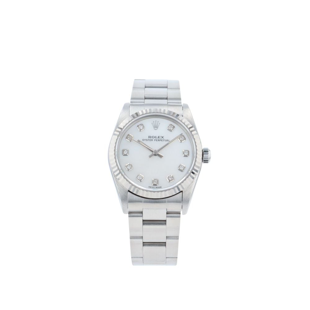 Rolex Custom Oyster Perpetual Pre Owned Watch Ref 67514