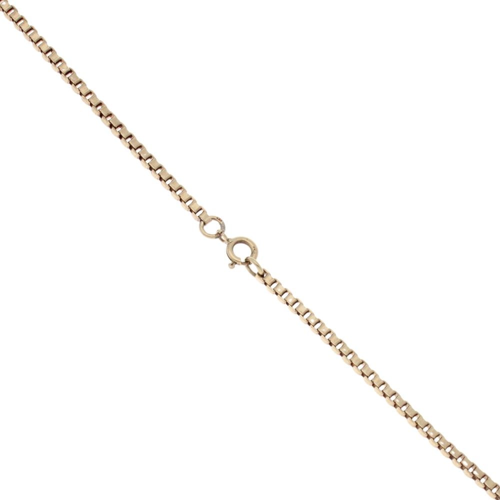 9ct Yellow Gold Box Chain 18"
