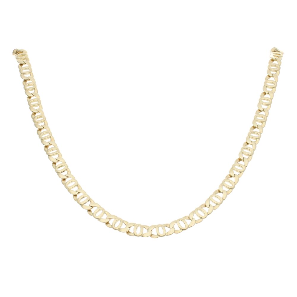 9ct Yellow Gold Fancy Chain 18"