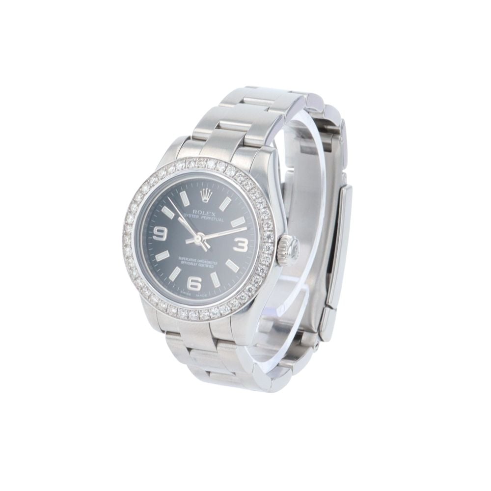 Rolex Custom Oyster Perpetual Pre Owned Watch Ref 176234