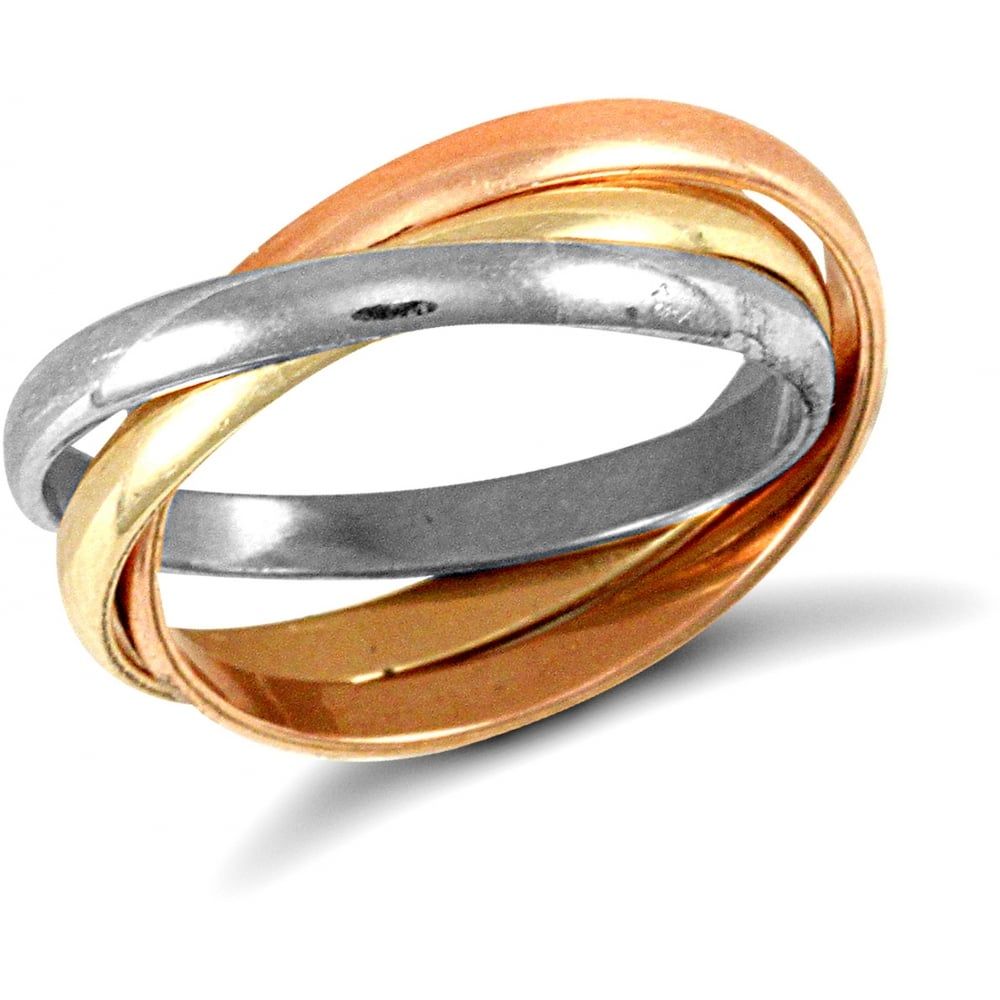 9ct 3 Colour Gold Russian Wedding Ring RAMSJRN155 | Ramsdens Jewellery