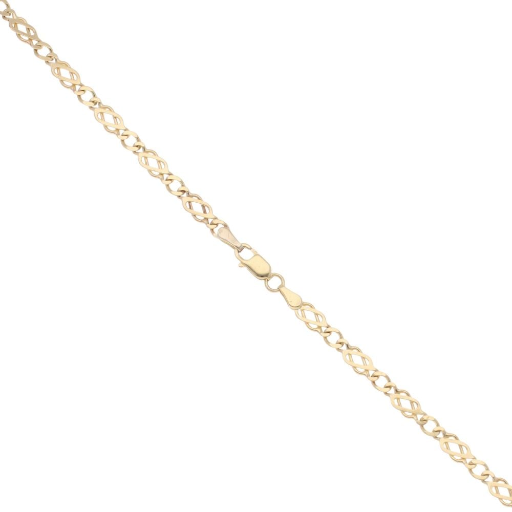 9ct Yellow Gold Fancy Chain 16"