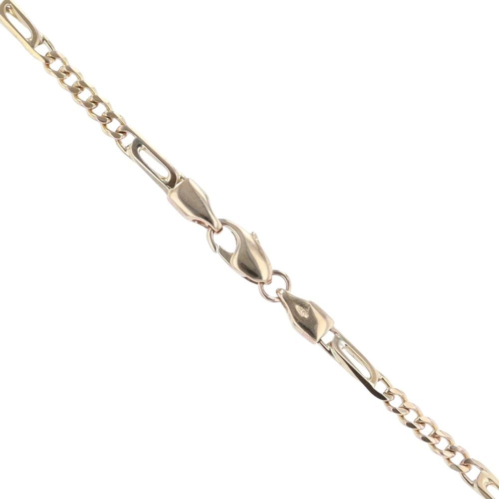 9ct Yellow Gold Snail Link Chain 18"