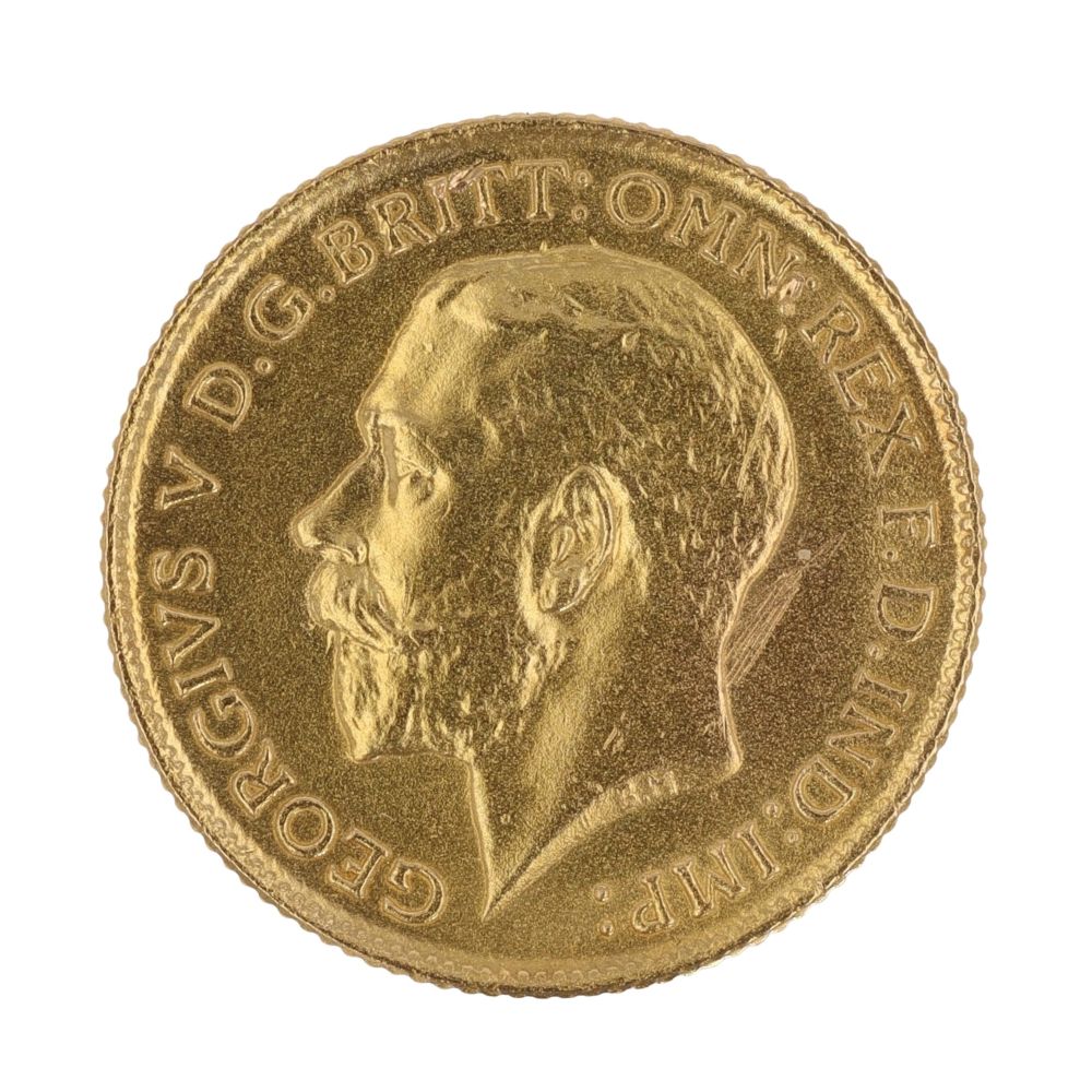 1913 George V Half Sovereign Coin