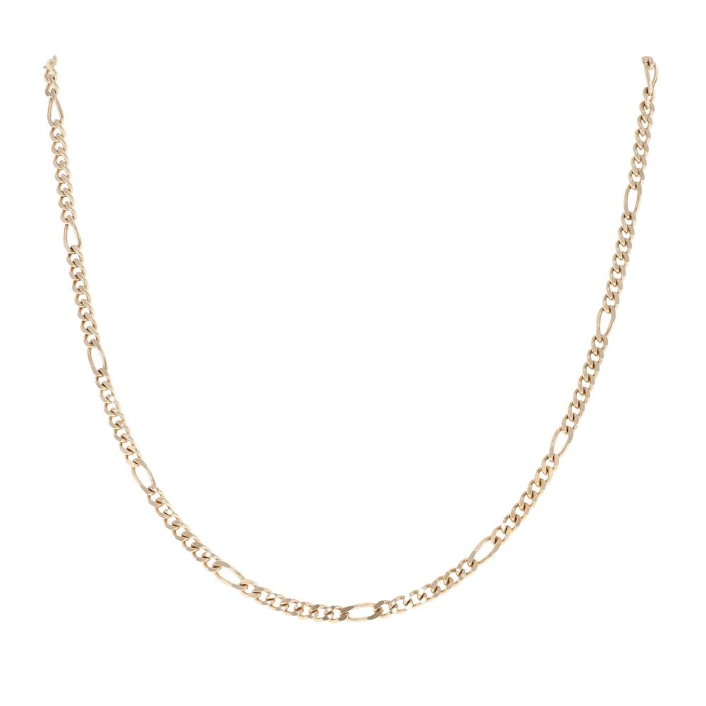 9ct Yellow Gold Figaro Chain 16"