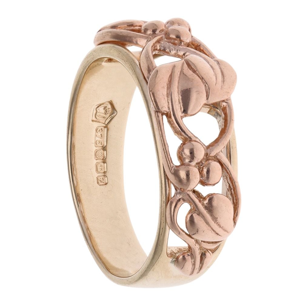 9ct Yellow and Rose Gold Clogau Tree Of Life Ring
