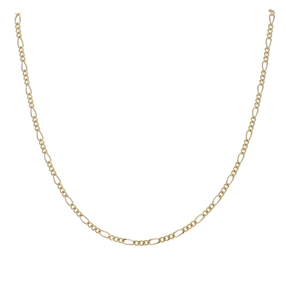 18ct Yellow Gold Figaro Chain 20