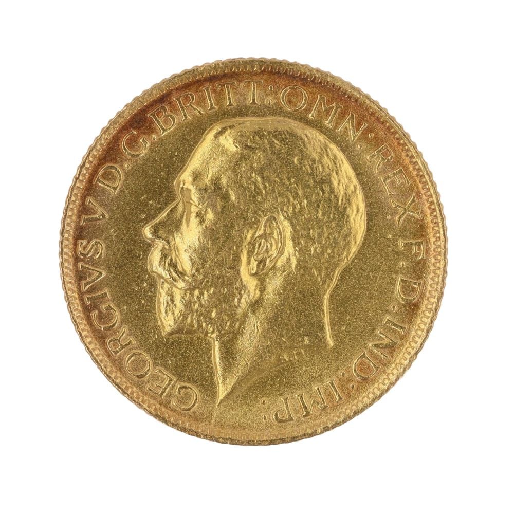 1914 George V Full Sovereign Coin