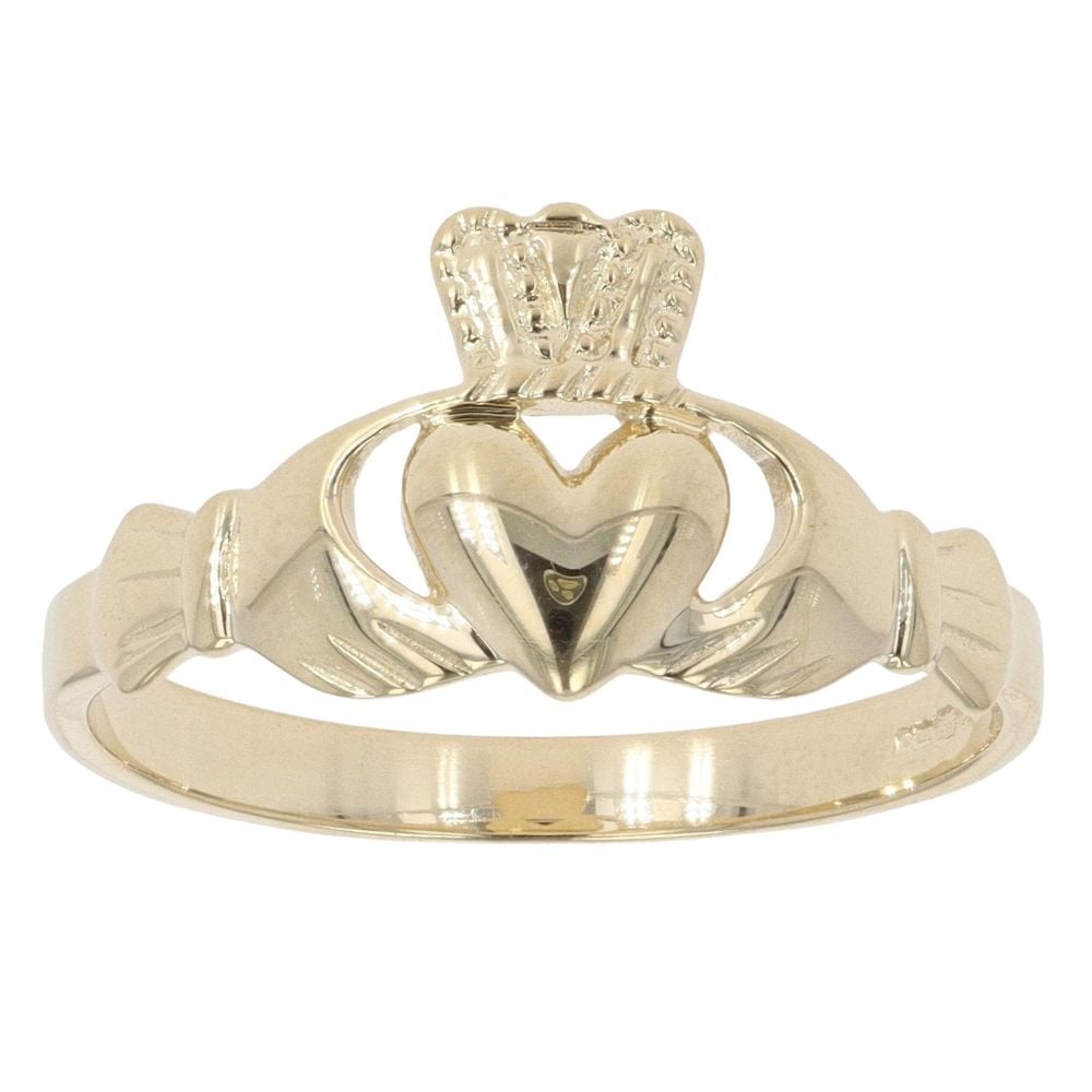 9ct Yellow Gold Claddagh Ring