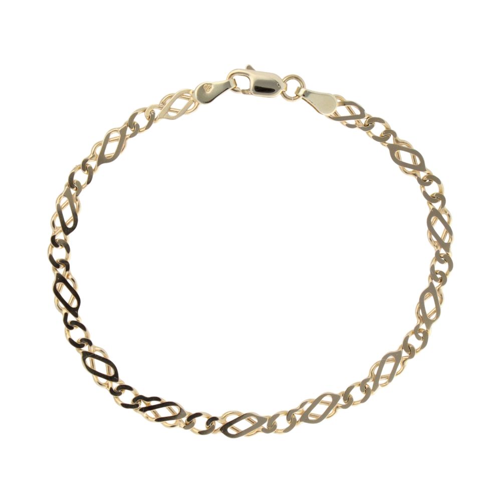 9ct Yellow Gold Celtic Bracelet 7" Ramsdens Jewellery