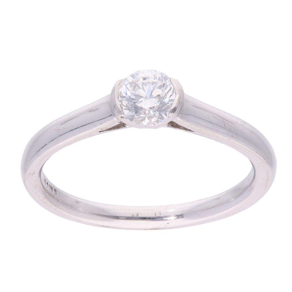 18ct White Gold 0.50ct Diamond Solitaire Ring