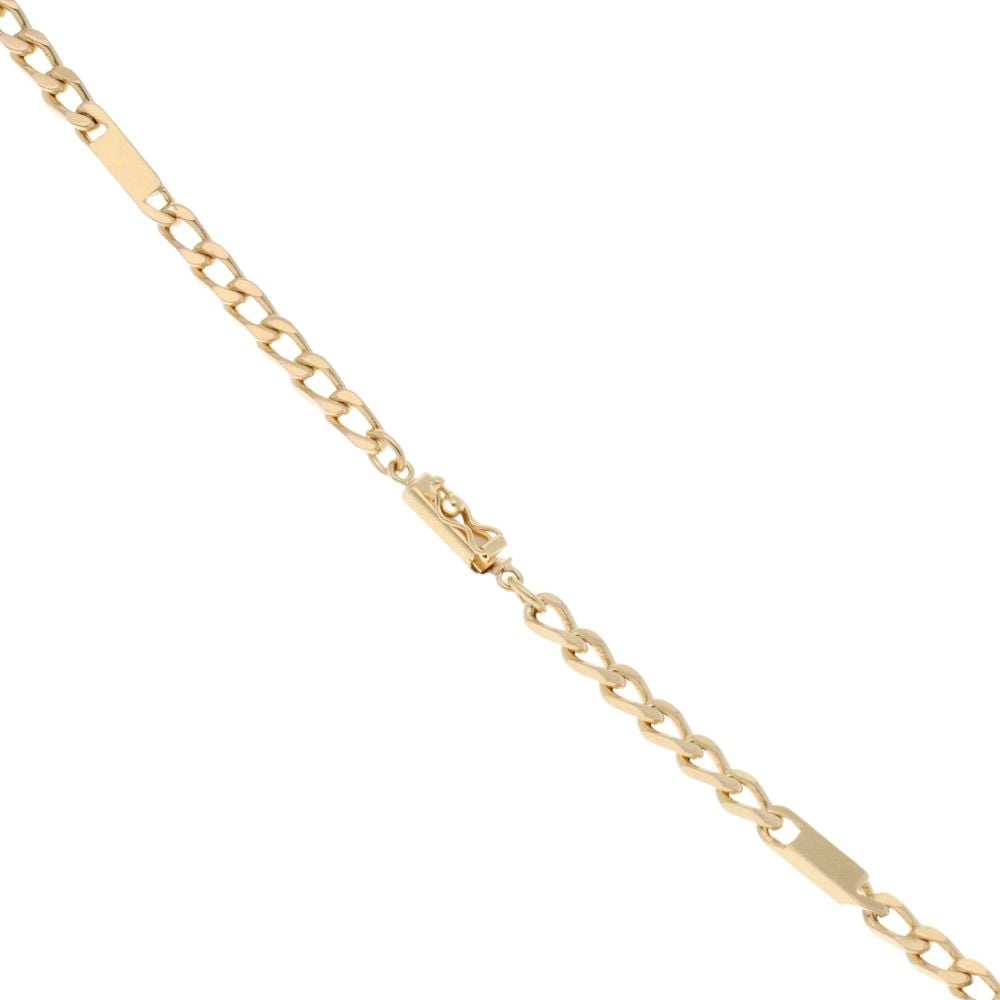 9ct Yellow Gold Bar Chain 24"