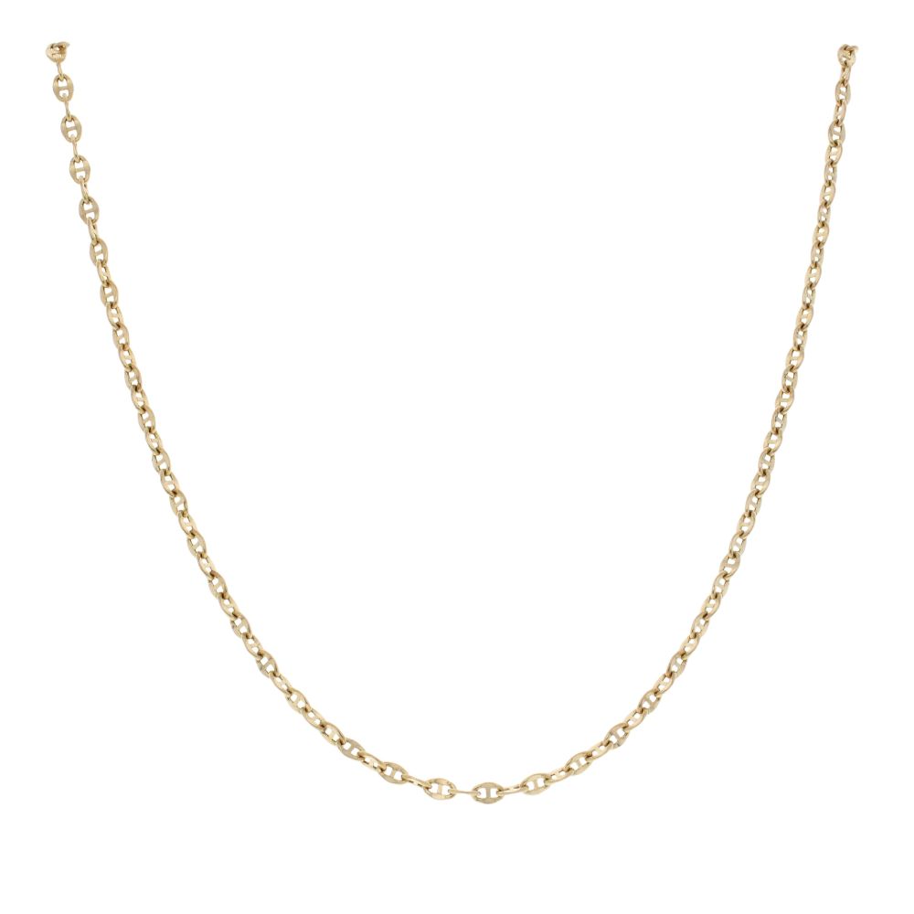 9ct Yellow Gold Button Chain 18" Ramsdens Jewellery