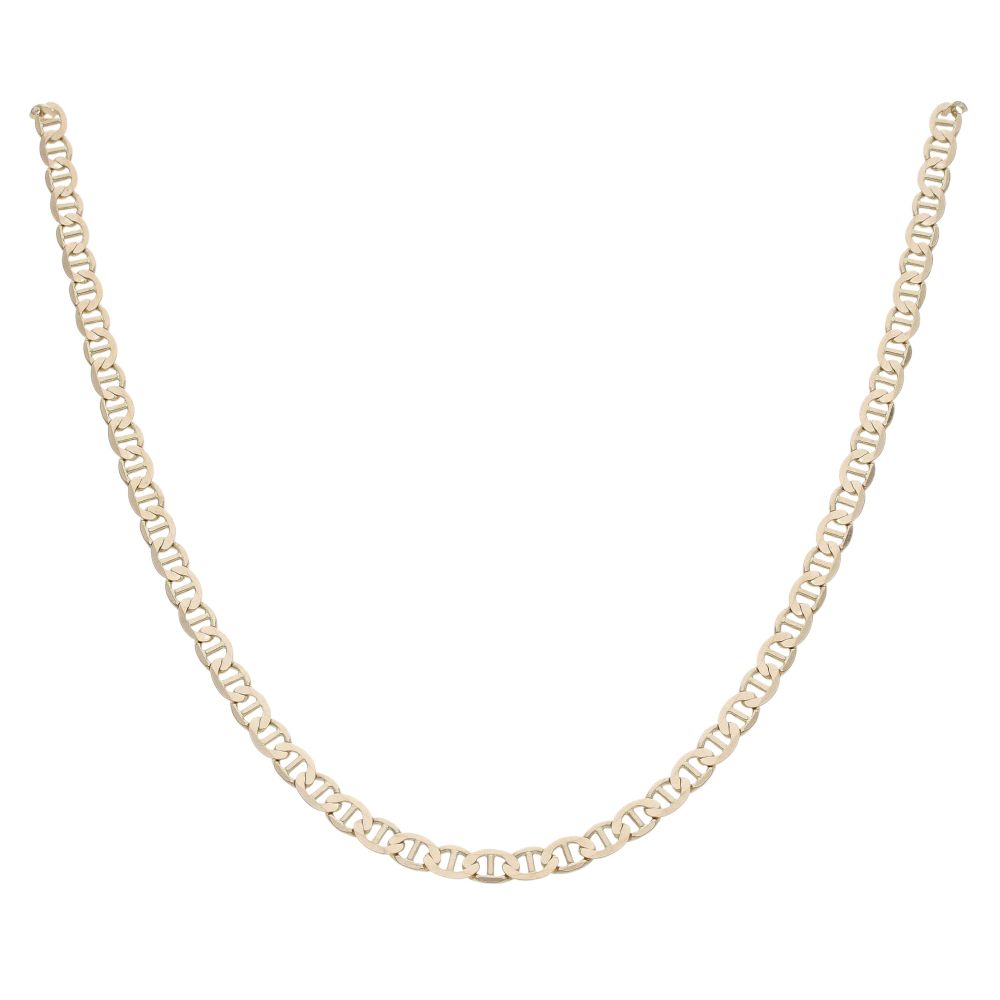 14ct Yellow Gold Anchor Chain 22"