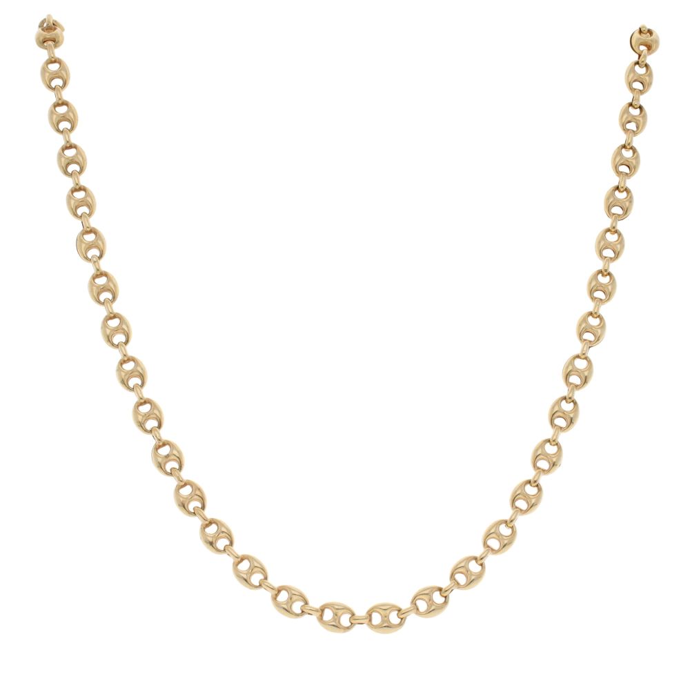 9ct Yellow Gold Button Chain 22" Ramsdens Jewellery