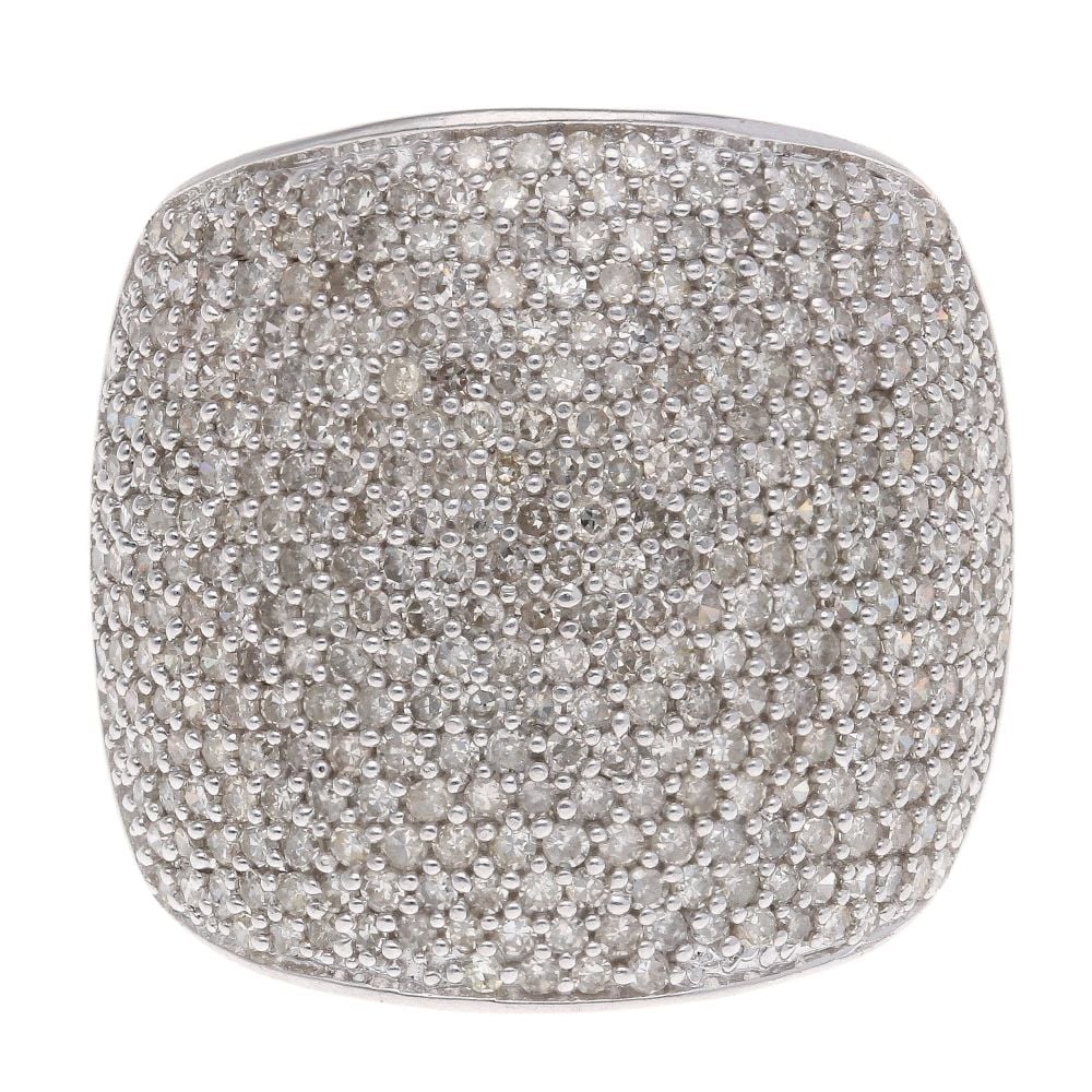 9ct White Gold 2ct Diamond Fancy Ring