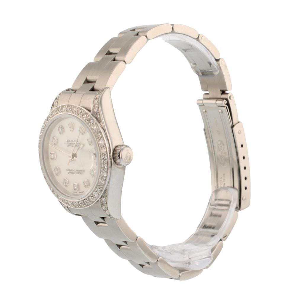 Rolex Custom Oyster Perpetual Date Pre Owned Watch Ref 79160