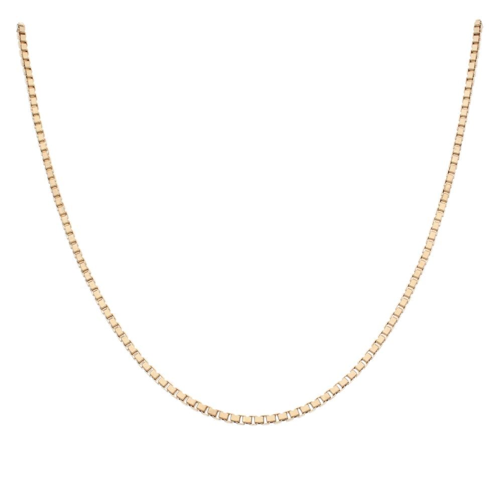 9ct Yellow Gold Box Chain 30"
