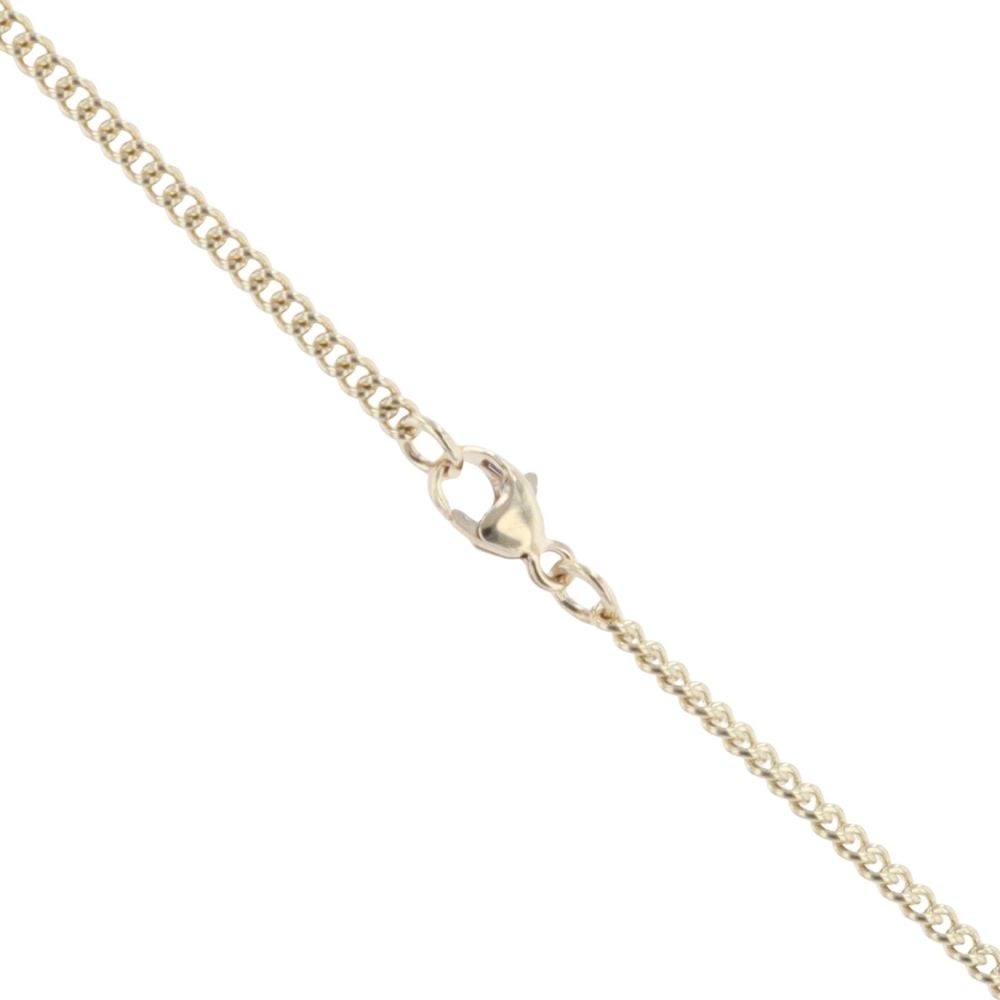 9ct Yellow Gold Multi-Gemstone Cat Pendant and Chain 24"
