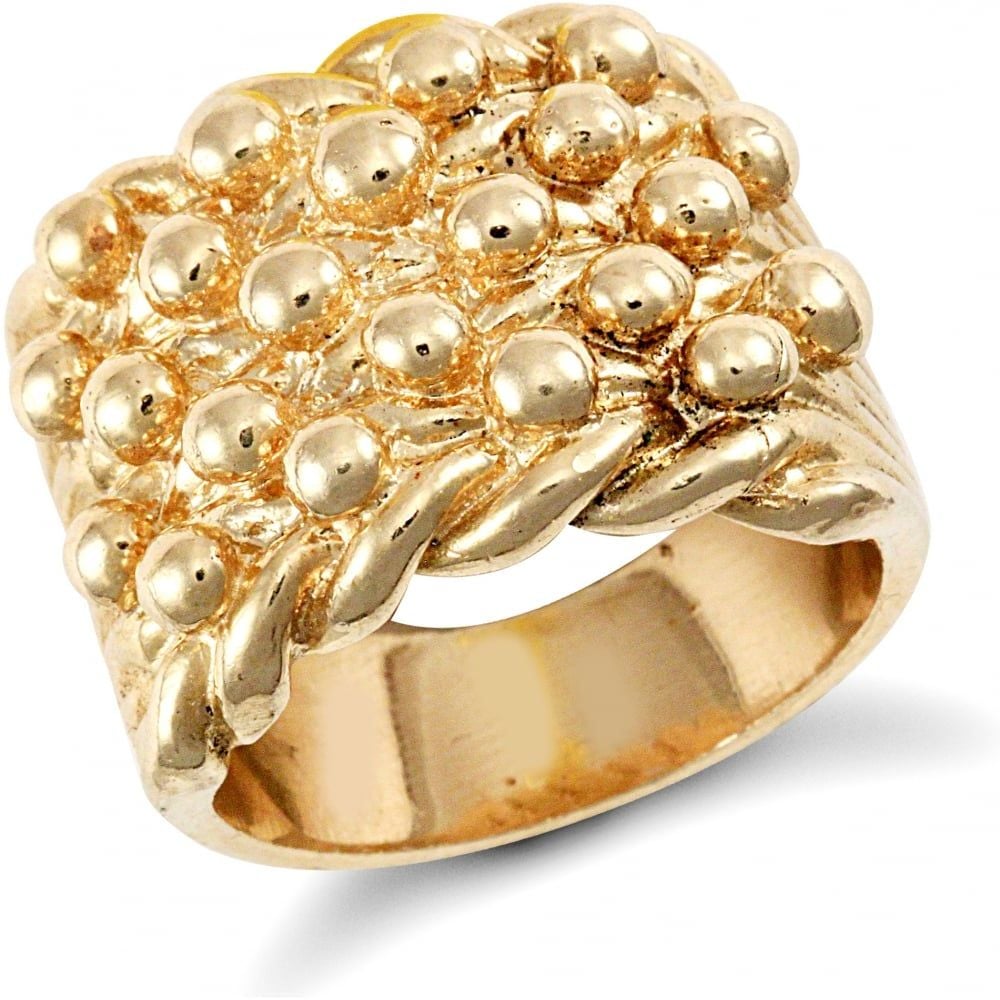9ct Yellow Gold Keeper Ring RAMSJRN085 Ramsdens Jewellery