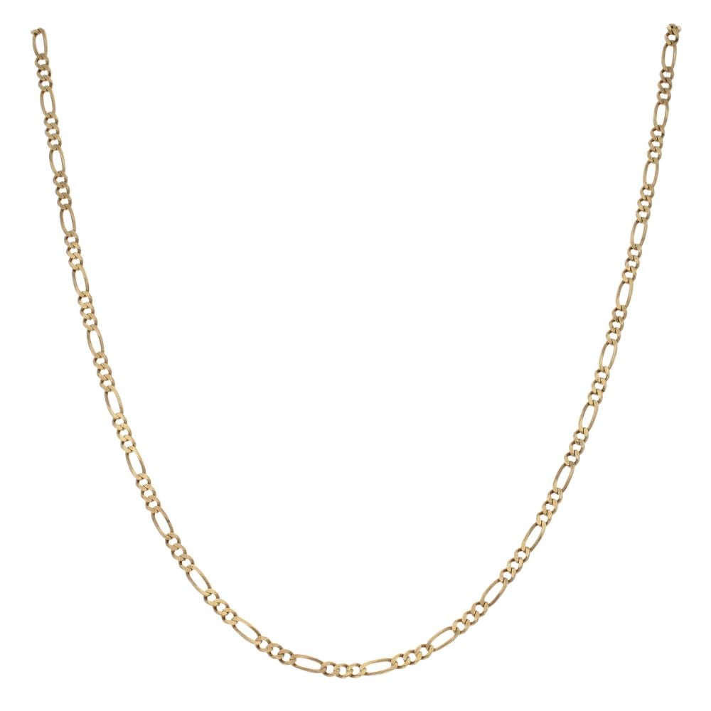 9ct Yellow Gold Figaro Chain 20"