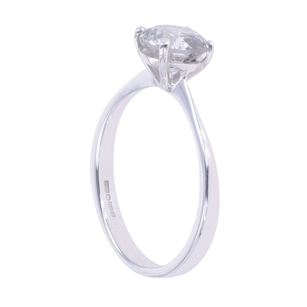 18ct White Gold 1.90ct Brilliant Cut Diamond Solitaire Ring