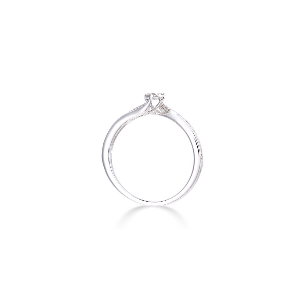 9ct White Gold 0.15ct Diamond Ring